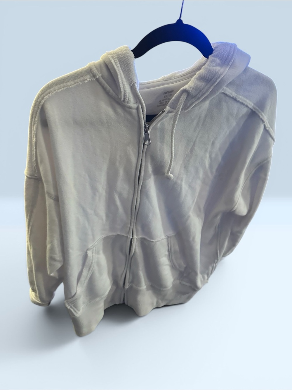 Aerie Zip-Up Hoodie – Off-White